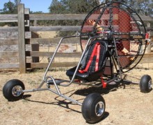 Powered Paraglider QUAD PACKAGE - INCLUDES THE PARAGLIDER, BlackHawk AirMax 220